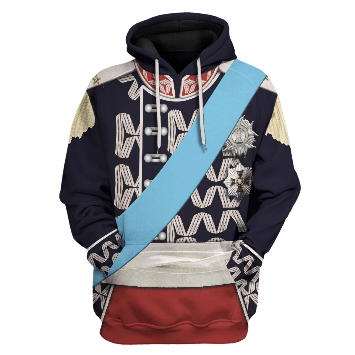 Gearhomie Polish General Jozef Poniatowski Costume Hoodie Sweatshirt T-Shirt Tracksuit - Gearhomie.com