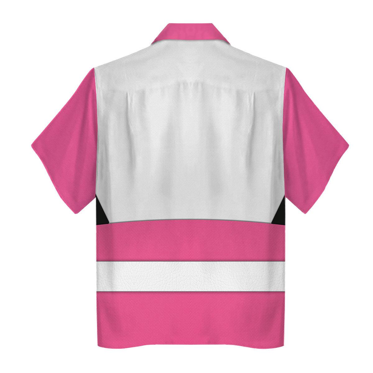 Gearhomie Power Rangers Lost Galaxy Pink Costume Hoodie Sweatshirt T-Shirt Tracksuit - Gearhomie.com