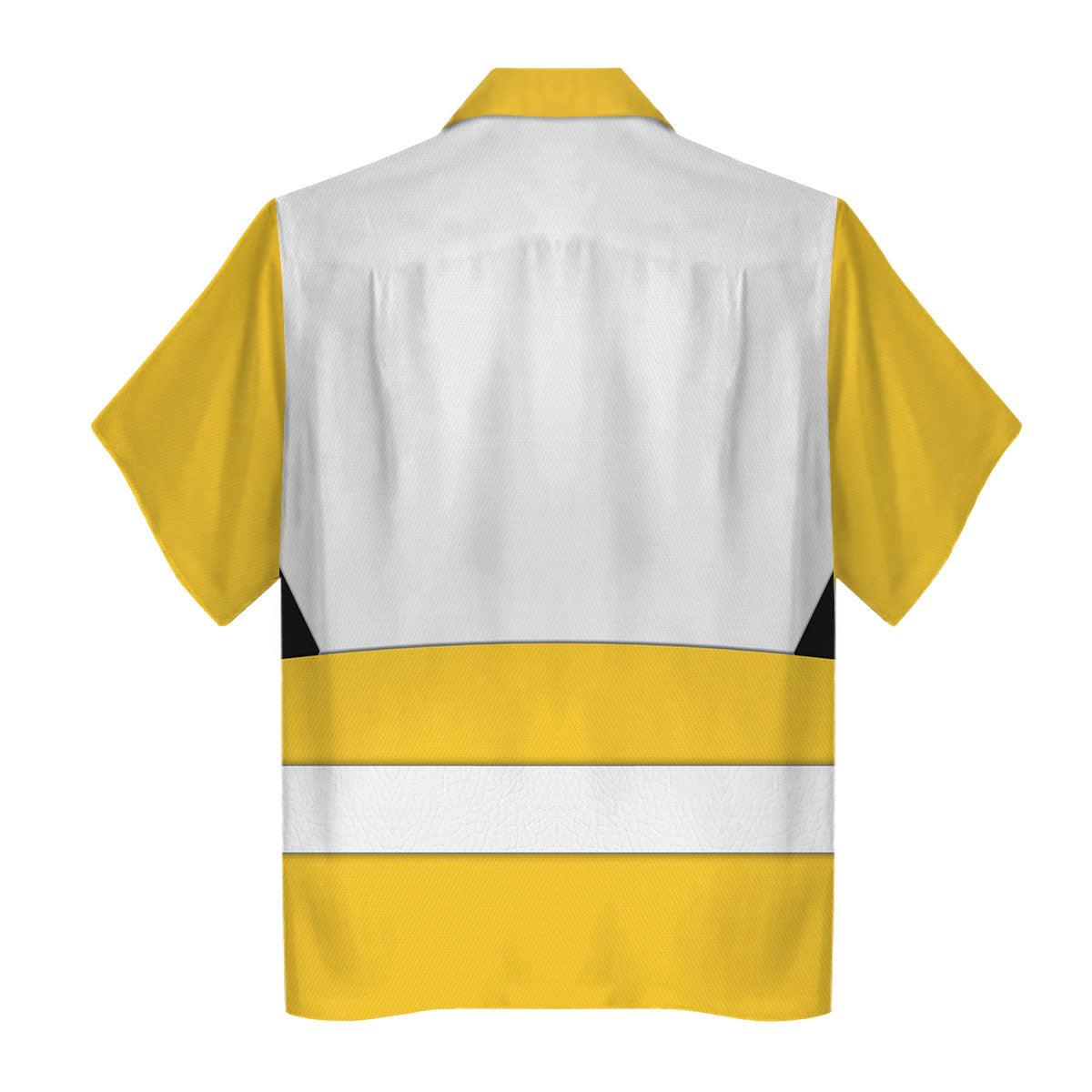 Gearhomie Power Rangers Lost Galaxy Yellow Costume Hoodie Sweatshirt T-Shirt Tracksuit - Gearhomie.com