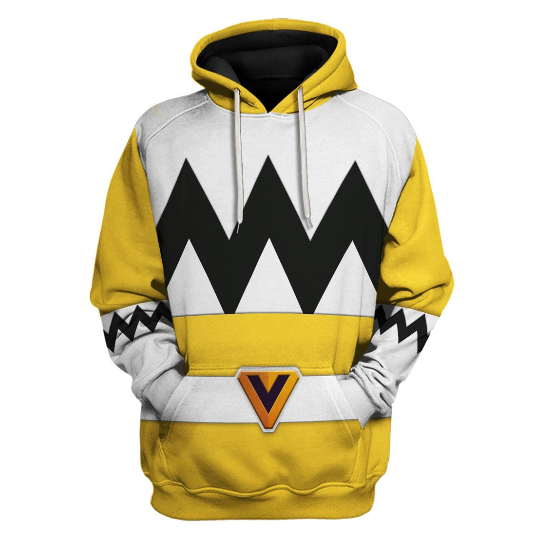 CustomsPig Power Rangers Lost Galaxy Yellow Costume Hoodie Sweatshirt T-Shirt Tracksuit - CustomsPig.com