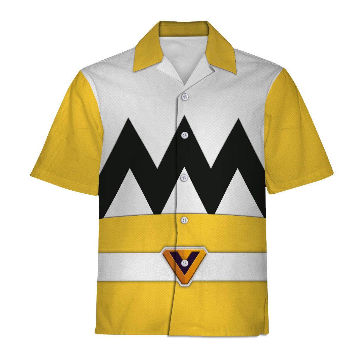 OodieGang Power Rangers Lost Galaxy Yellow Costume Hoodie Sweatshirt T-Shirt Tracksuit - OodieGang.com