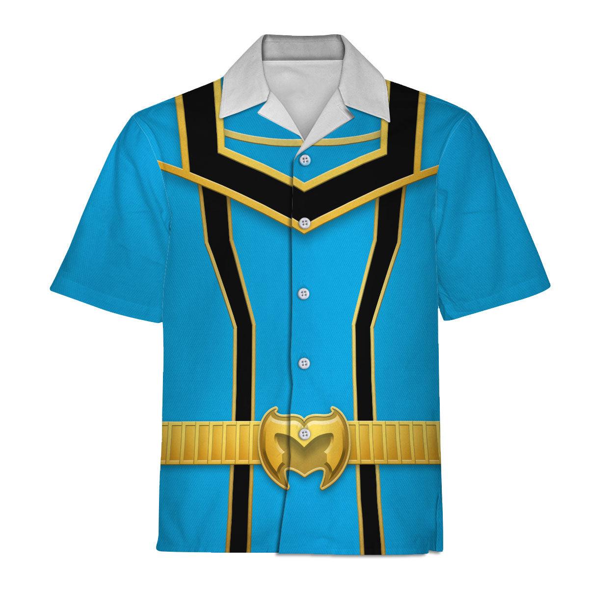 Gearhomie Power Rangers Mystic Force (2006) Blue Costume Hoodie Sweatshirt T-Shirt Tracksuit - Gearhomie.com