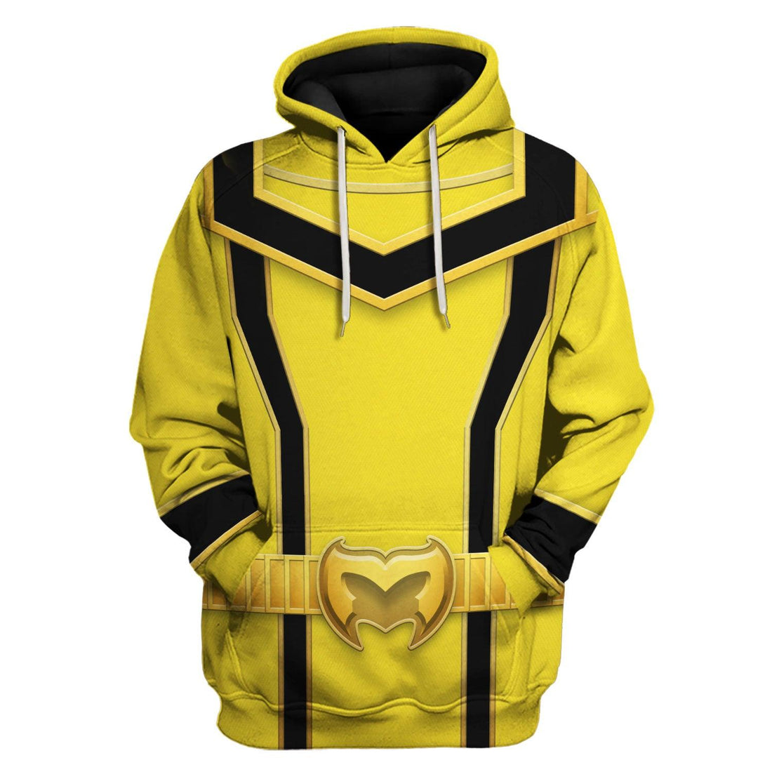 CustomsPig Power Rangers Mystic Force (2006) Yellow Costume Hoodie Sweatshirt T-Shirt Tracksuit - CustomsPig.com