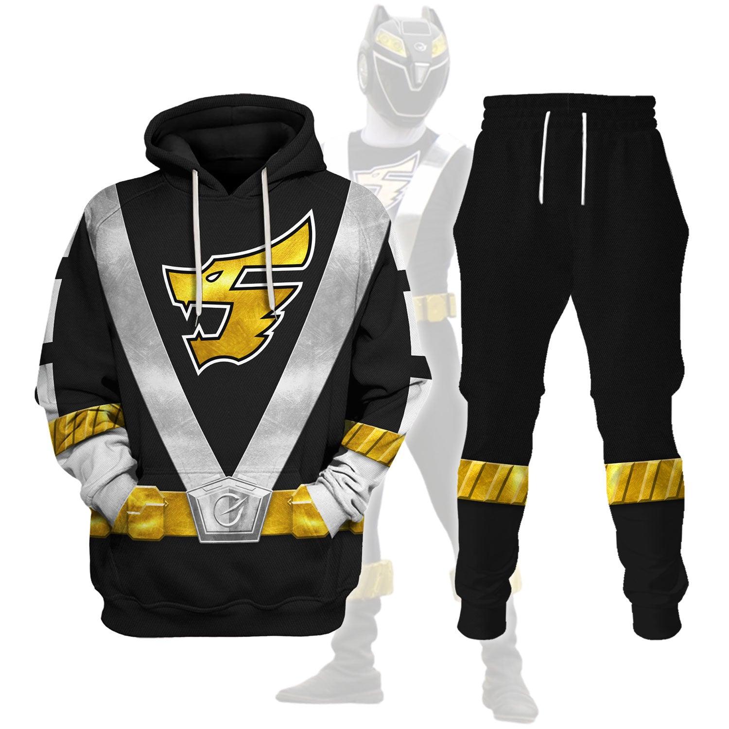 Gearhomie Power Rangers RPM (2009) Black Costume Hoodie Sweatshirt T-Shirt Tracksuit - Gearhomie.com