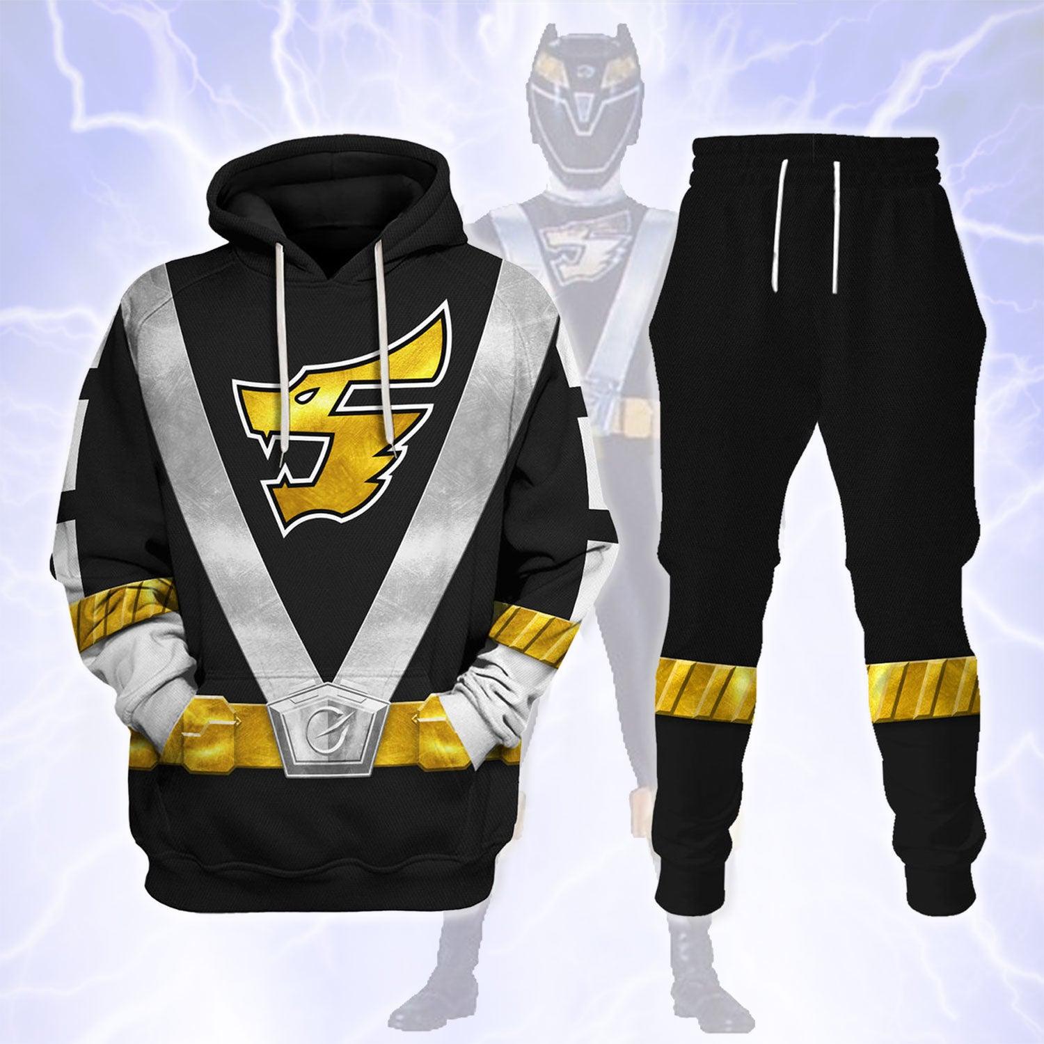 Gearhomie Power Rangers RPM (2009) Black Costume Hoodie Sweatshirt T-Shirt Tracksuit - Gearhomie.com