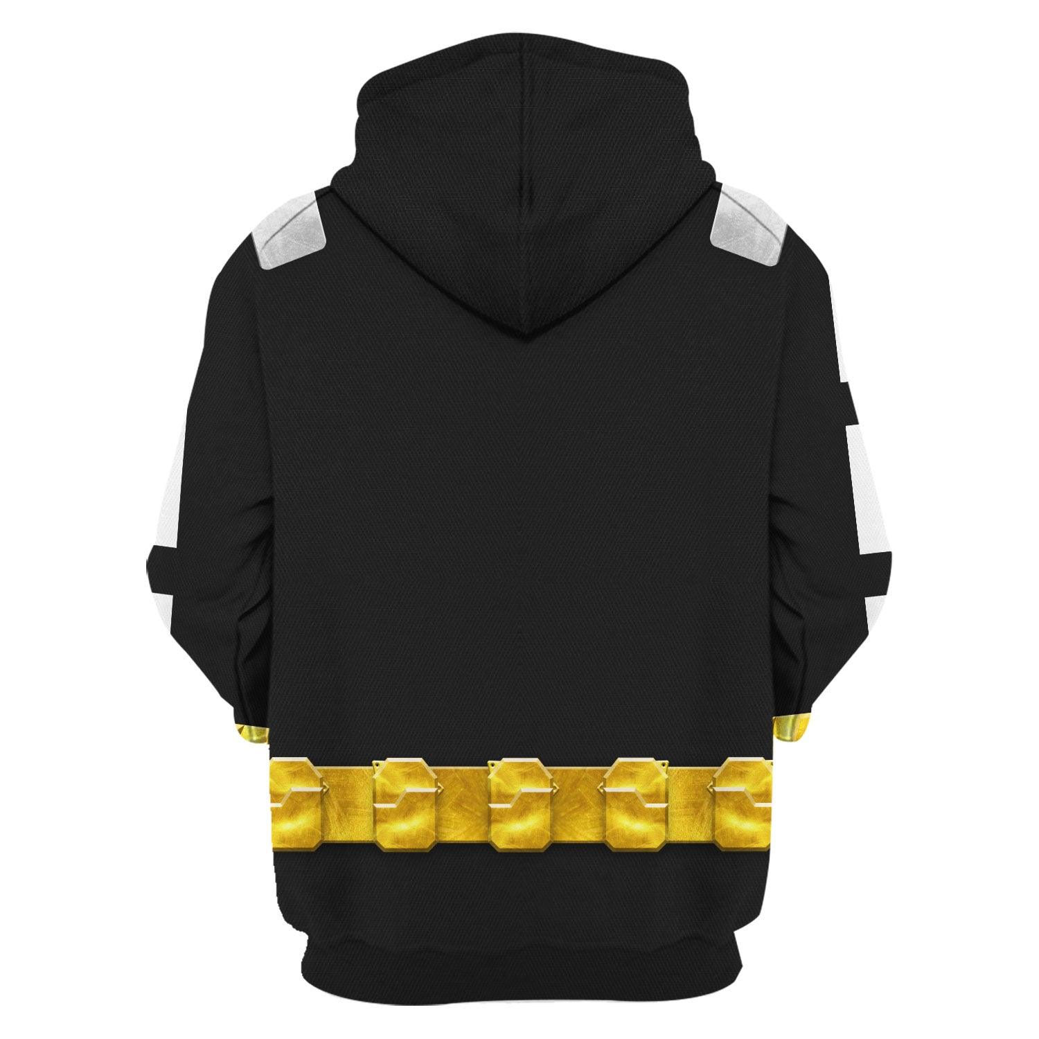 Gearhomie Power Rangers RPM (2009) Black Costume Hoodie Sweatshirt T-Shirt Tracksuit - Gearhomie.com
