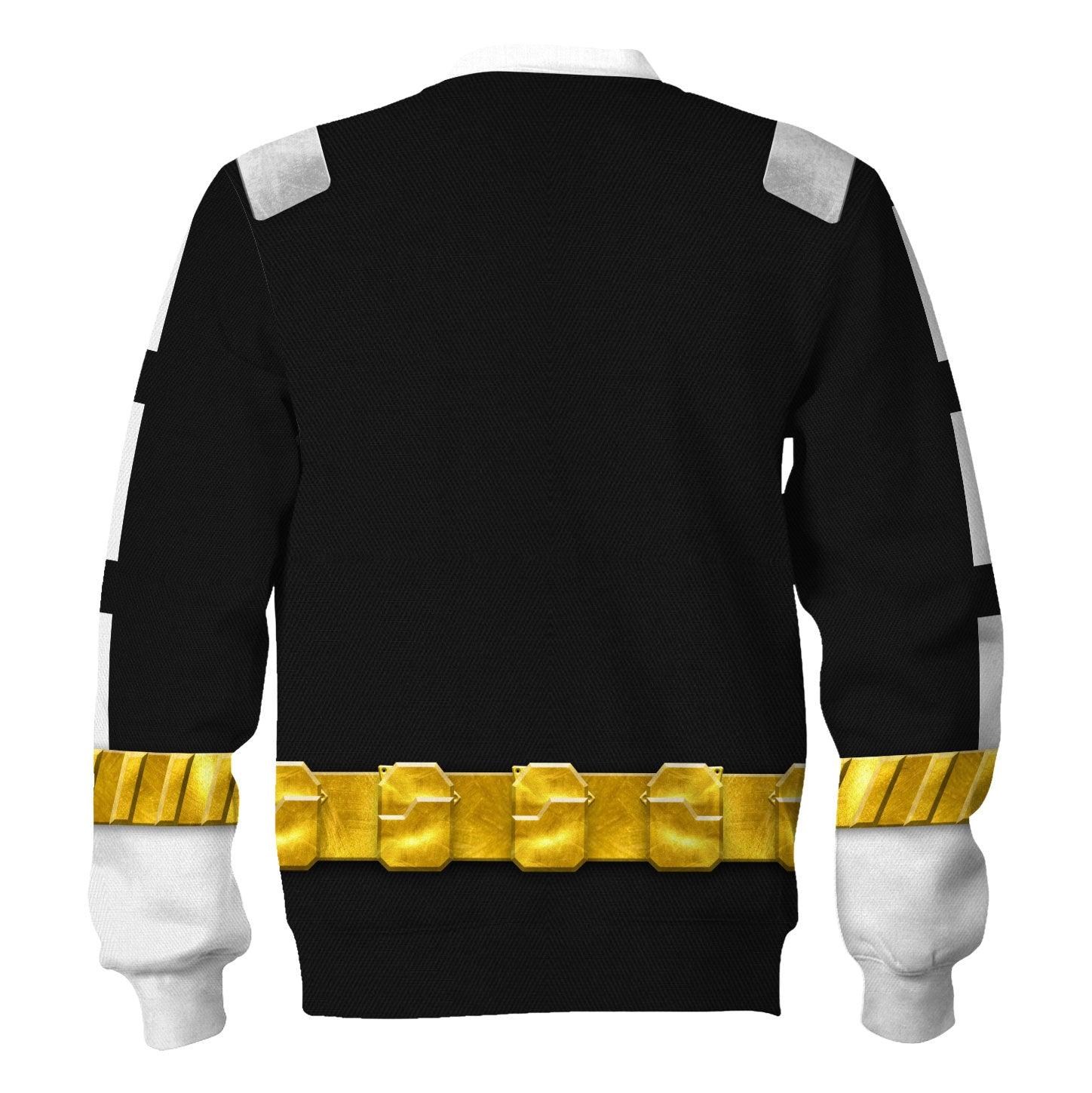 Gearhomie Power Rangers RPM (2009) Black Costume Hoodie Sweatshirt T-Shirt Tracksuit - Gearhomie.com