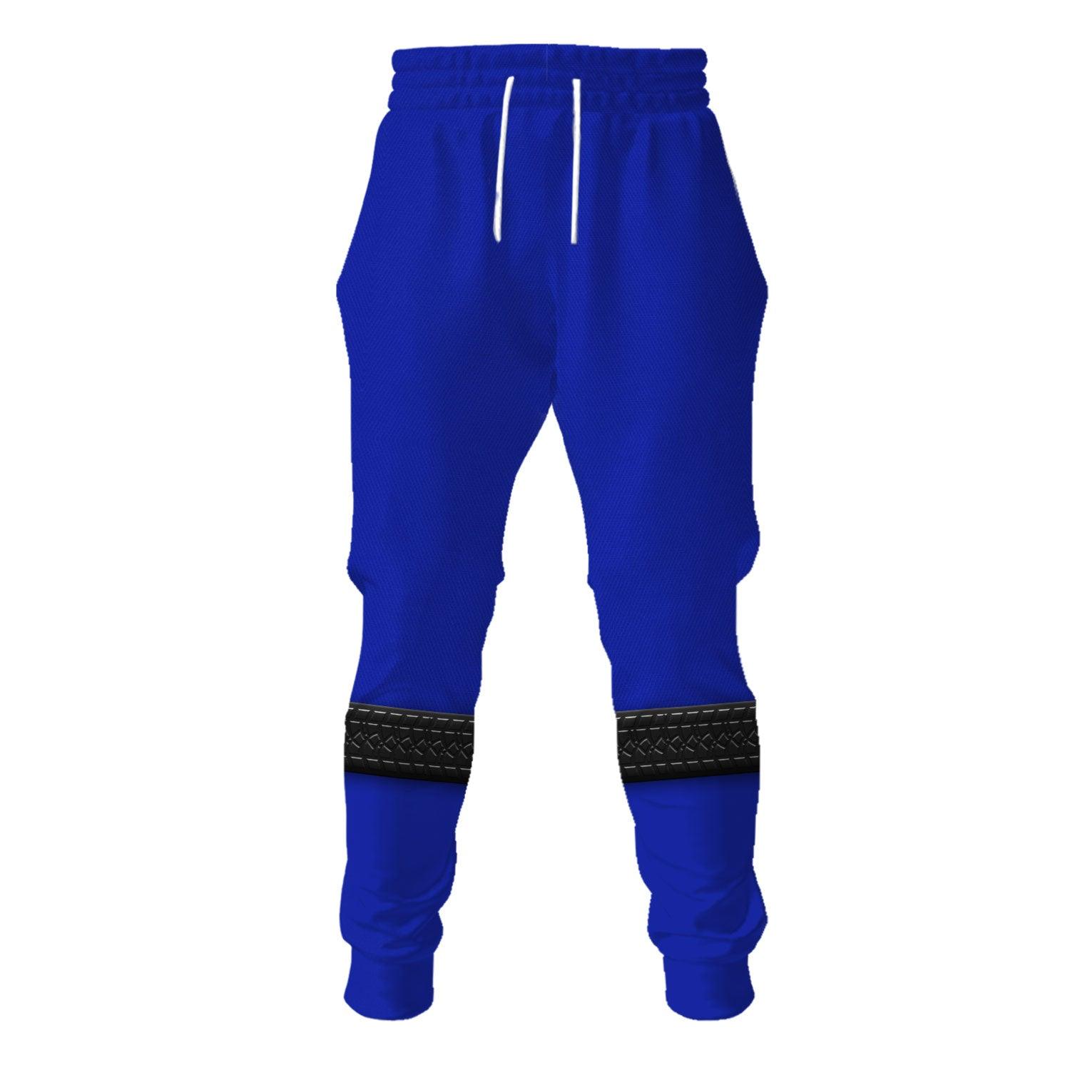 Gearhomie Power Rangers RPM (2009) Blue Costume Hoodie Sweatshirt T-Shirt Tracksuit - Gearhomie.com