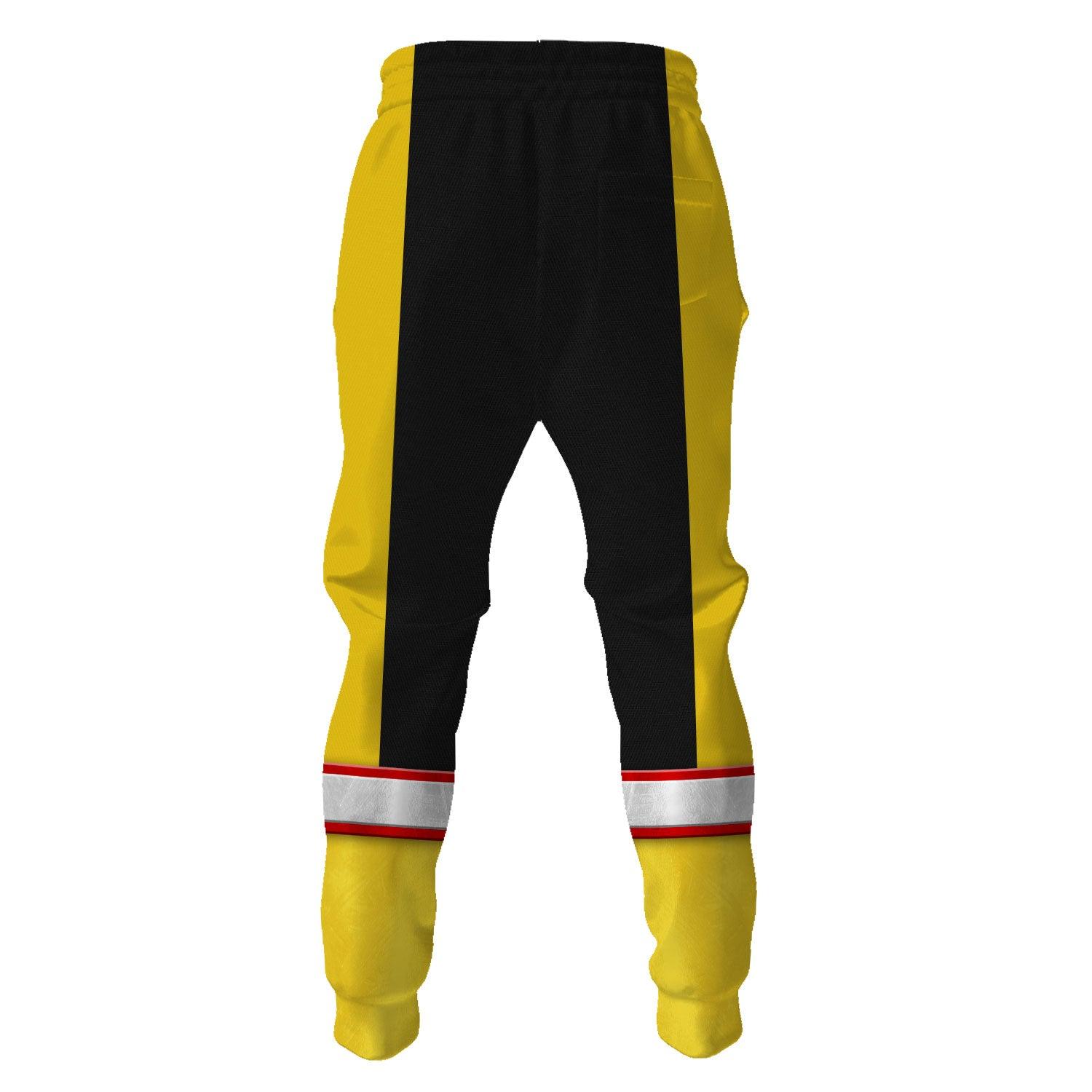 Gearhomie Power Rangers RPM (2009) Gold Costume Hoodie Sweatshirt T-Shirt Tracksuit - Gearhomie.com