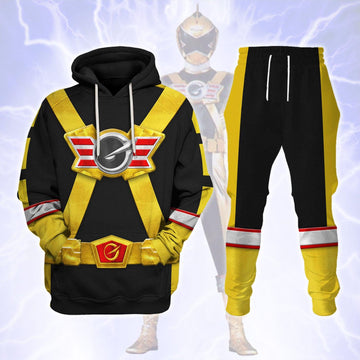 Gearhomie Power Rangers RPM (2009) Gold Costume Hoodie Sweatshirt T-Shirt Tracksuit - Gearhomie.com