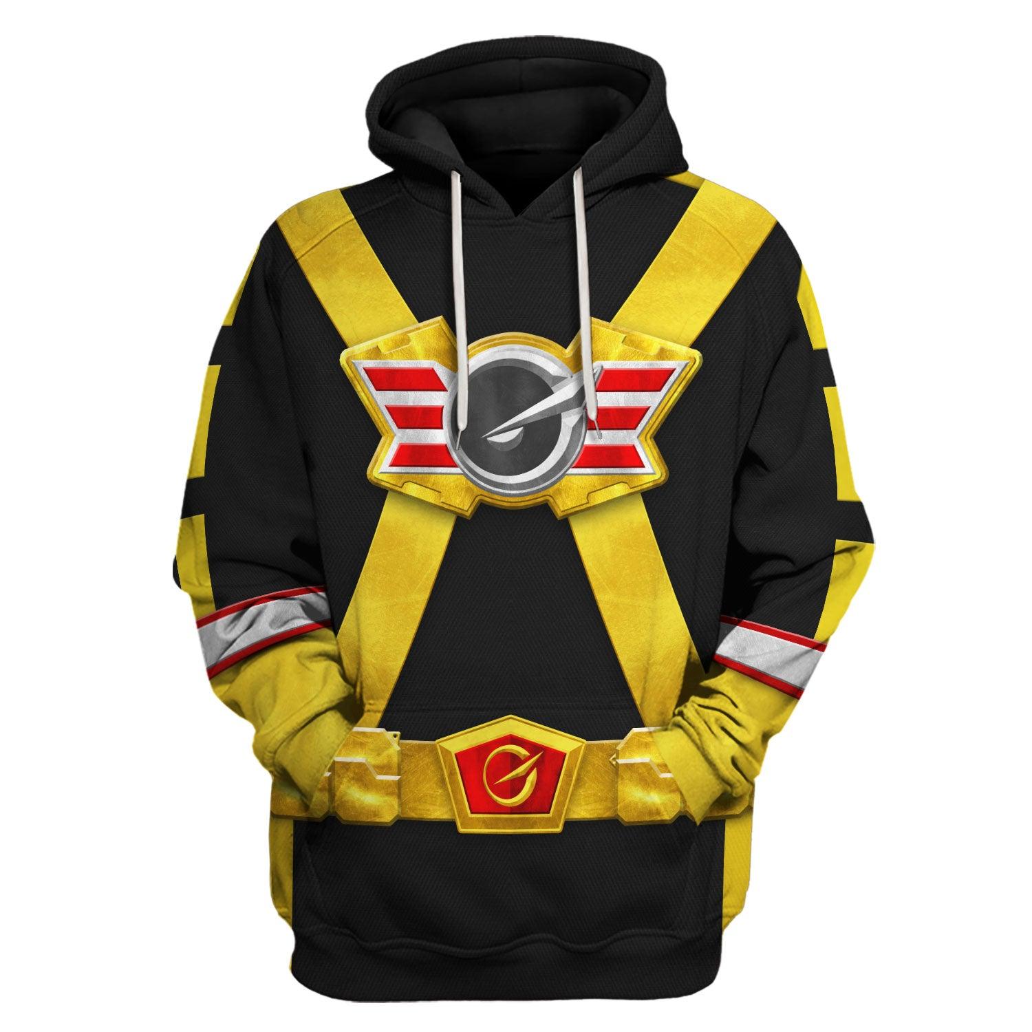 Gearhomie Power Rangers RPM (2009) Gold Costume Hoodie Sweatshirt T-Shirt Tracksuit - Gearhomie.com