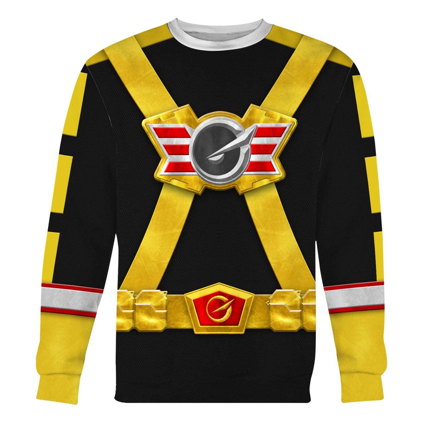 Gearhomie Power Rangers RPM (2009) Gold Costume Hoodie Sweatshirt T-Shirt Tracksuit - Gearhomie.com