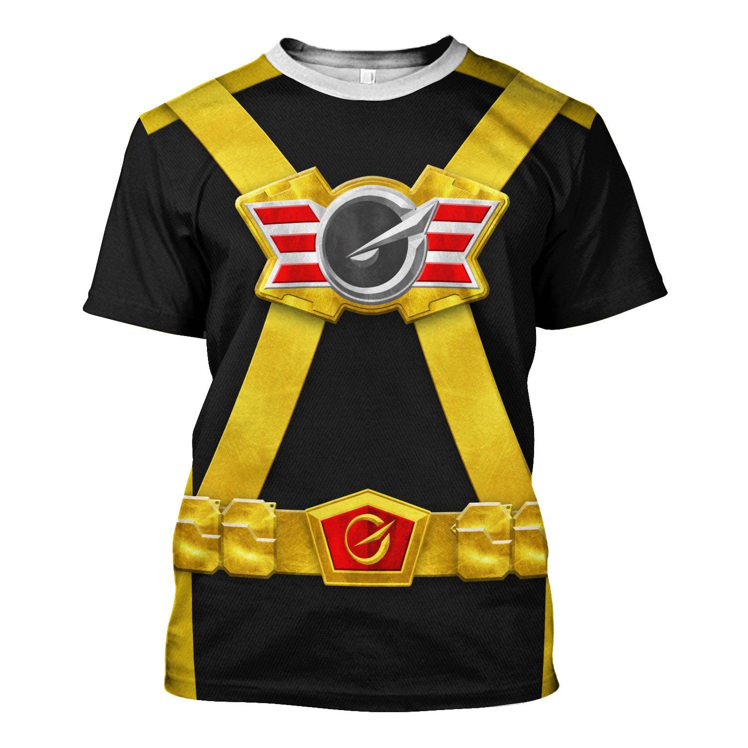 Gearhomie Power Rangers RPM (2009) Gold Costume Hoodie Sweatshirt T-Shirt Tracksuit - Gearhomie.com