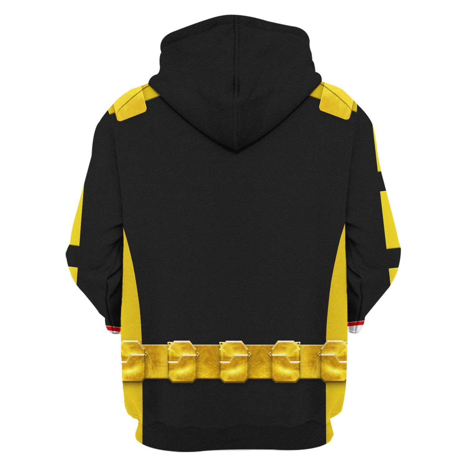 Gearhomie Power Rangers RPM (2009) Gold Costume Hoodie Sweatshirt T-Shirt Tracksuit - Gearhomie.com