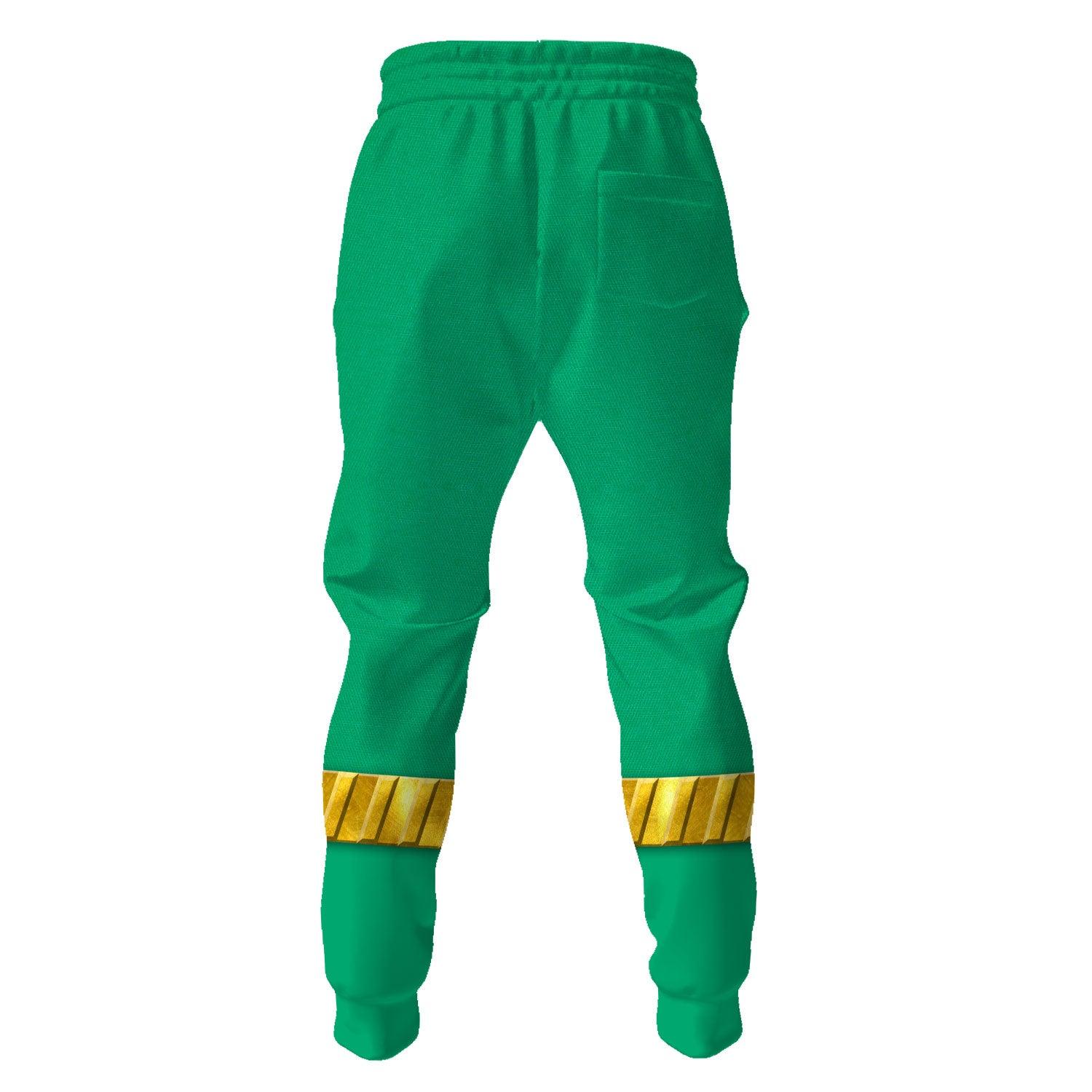 Gearhomie Power Rangers RPM (2009) Green Costume Hoodie Sweatshirt T-Shirt Tracksuit - Gearhomie.com