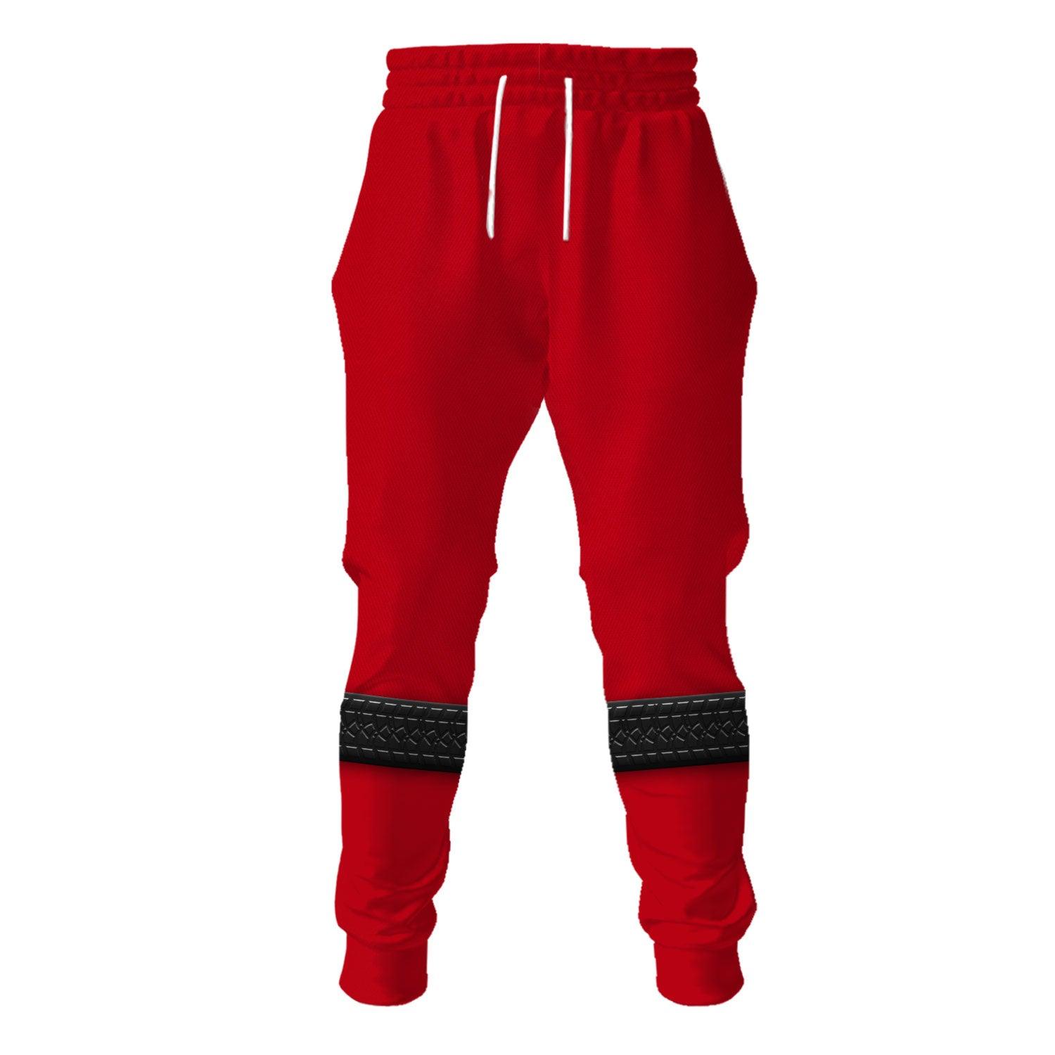 Gearhomie Power Rangers RPM (2009) Red Costume Hoodie Sweatshirt T-Shirt Tracksuit - Gearhomie.com