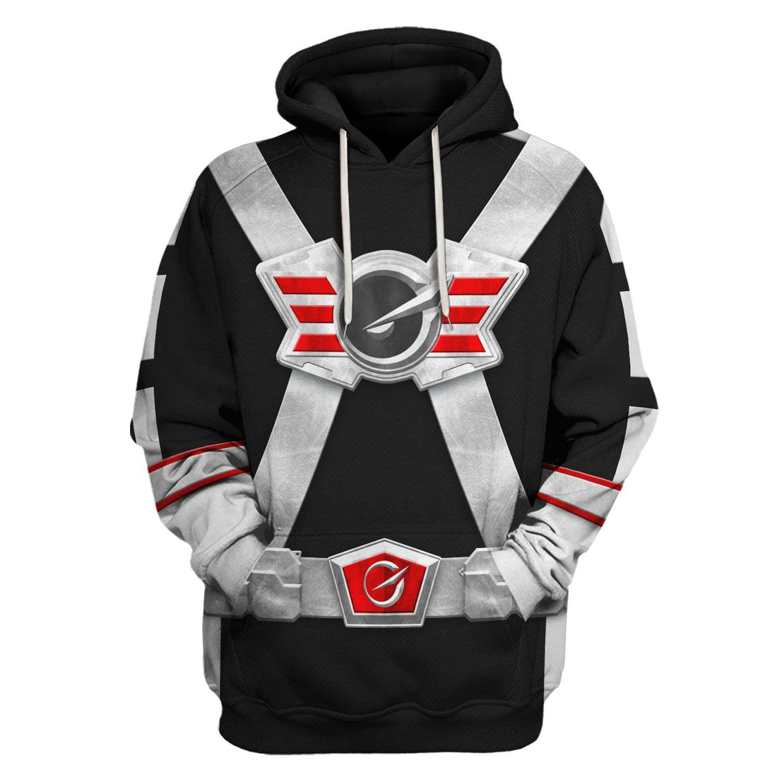 CustomsPig Power Rangers RPM (2009) Silver Costume Hoodie Sweatshirt T-Shirt Tracksuit - CustomsPig.com