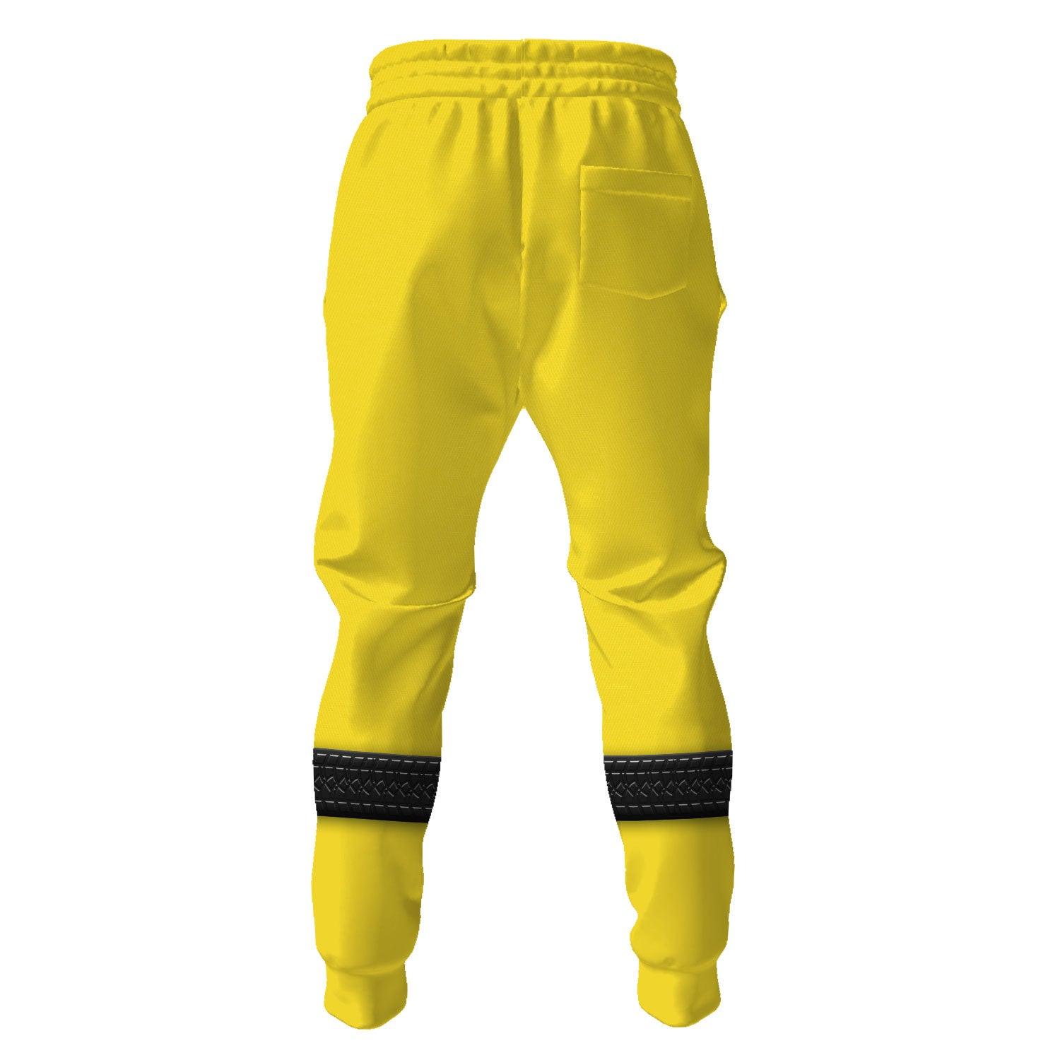 Gearhomie Power Rangers RPM (2009) Yellow Costume Hoodie Sweatshirt T-Shirt Tracksuit - Gearhomie.com