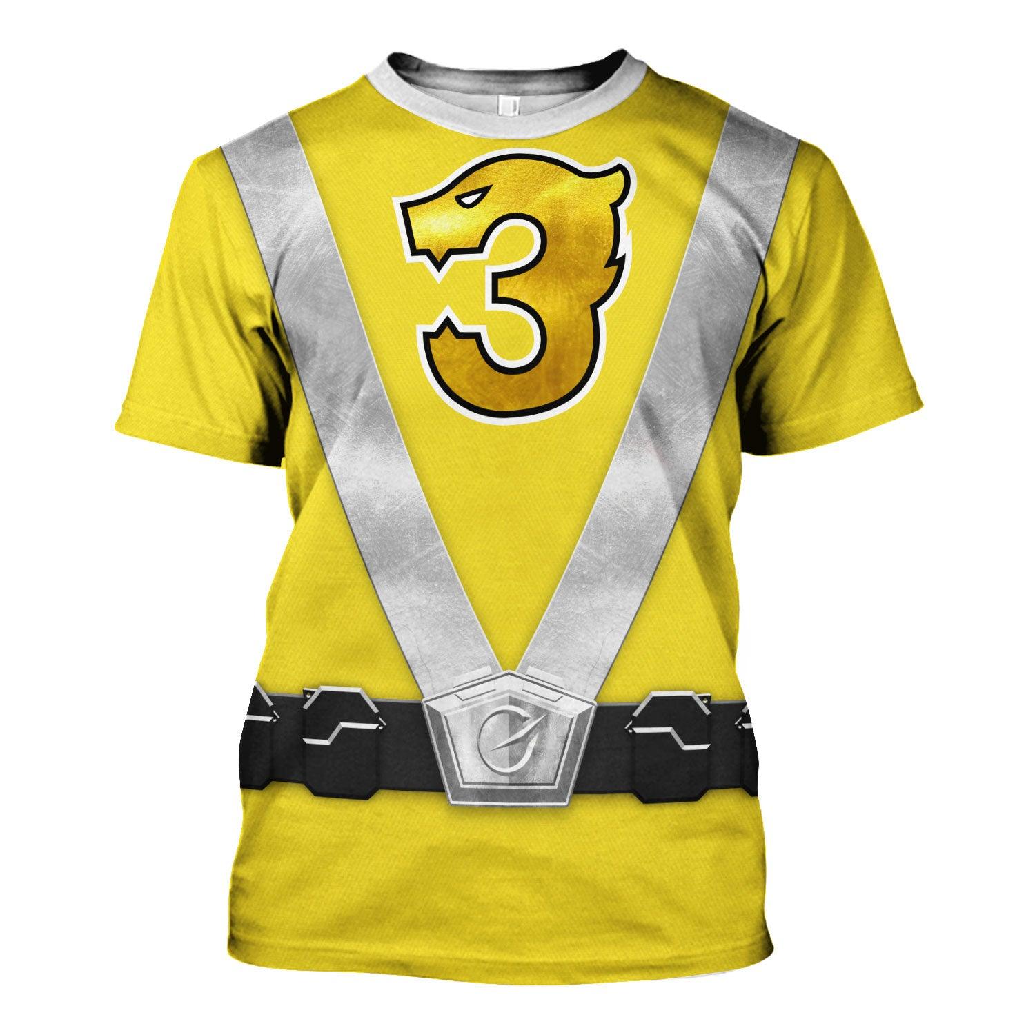 Gearhomie Power Rangers RPM (2009) Yellow Costume Hoodie Sweatshirt T-Shirt Tracksuit - Gearhomie.com