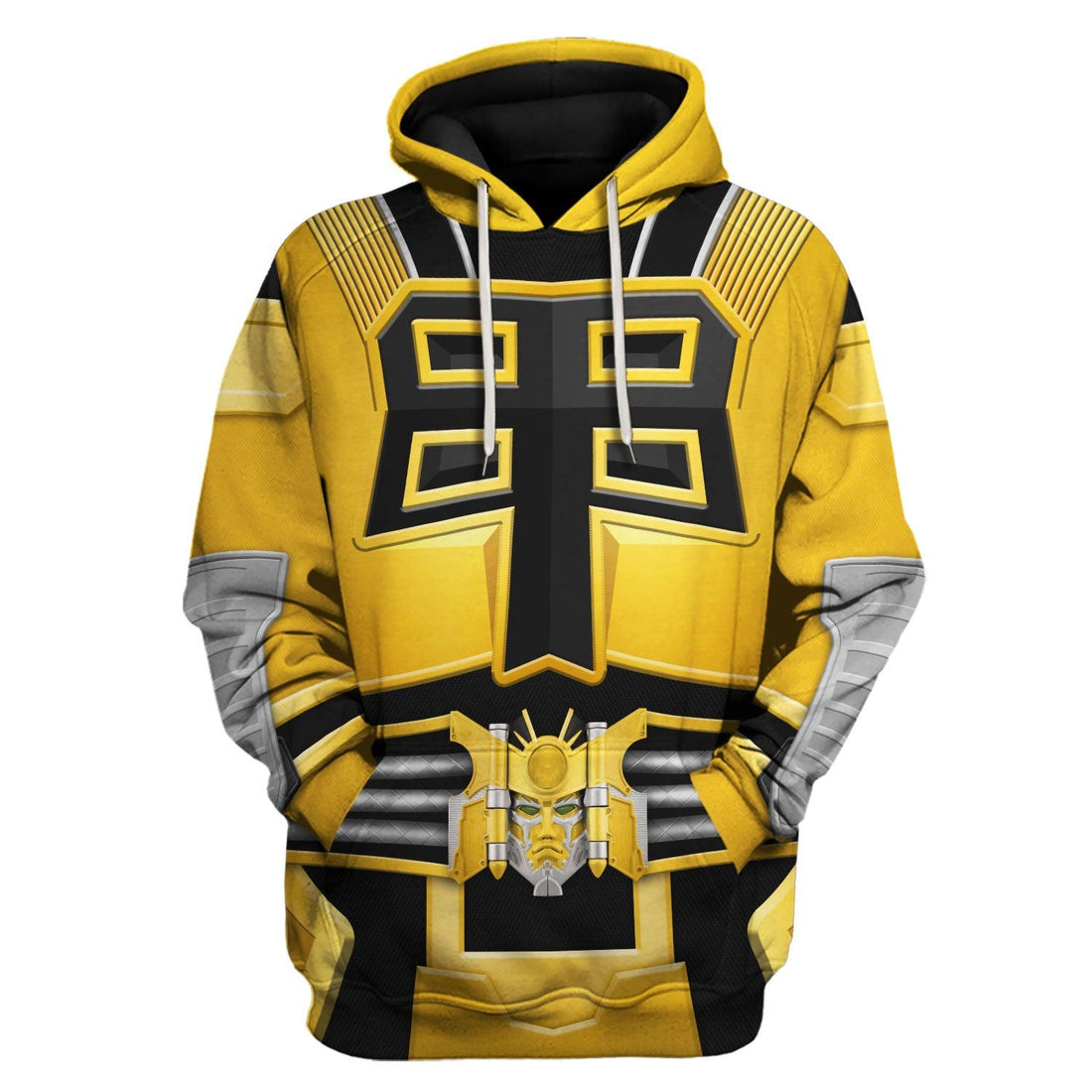 CustomsPig Power Rangers Shogun Yellow Costume Hoodie Sweatshirt T-Shirt Tracksuit - CustomsPig.com