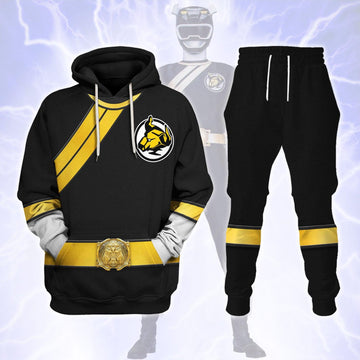 Gearhomie Power Rangers Wild Force Black Costume Hoodie Sweatshirt T-Shirt Tracksuit - Gearhomie.com
