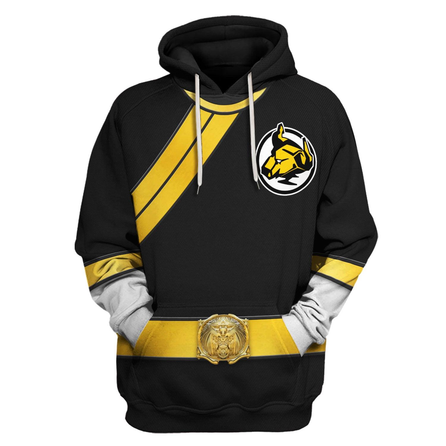 Gearhomie Power Rangers Wild Force Black Costume Hoodie Sweatshirt T-Shirt Tracksuit - Gearhomie.com