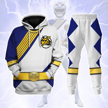 Gearhomie Power Rangers Wild Force Silver Costume Hoodie Sweatshirt T-Shirt Tracksuit - Gearhomie.com