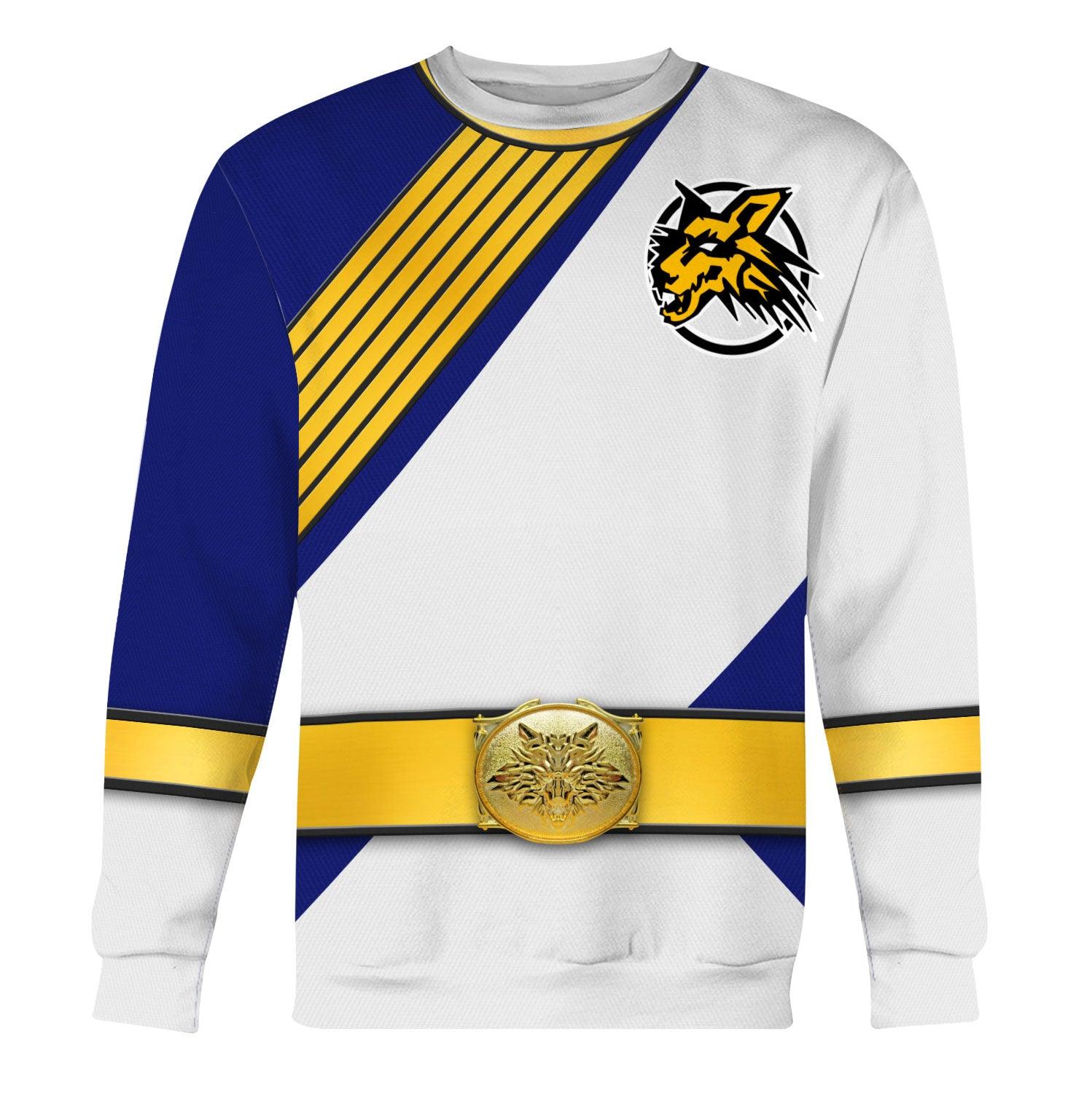 Gearhomie Power Rangers Wild Force Silver Costume Hoodie Sweatshirt T-Shirt Tracksuit - Gearhomie.com