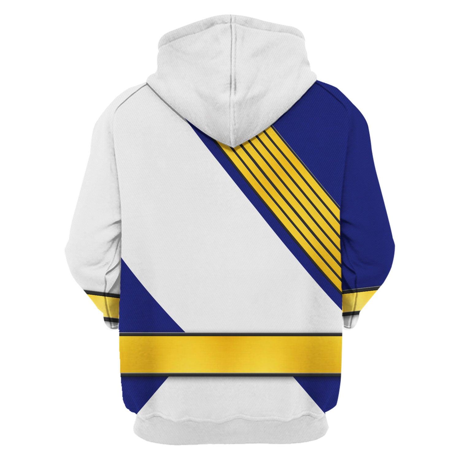 Gearhomie Power Rangers Wild Force Silver Costume Hoodie Sweatshirt T-Shirt Tracksuit - Gearhomie.com