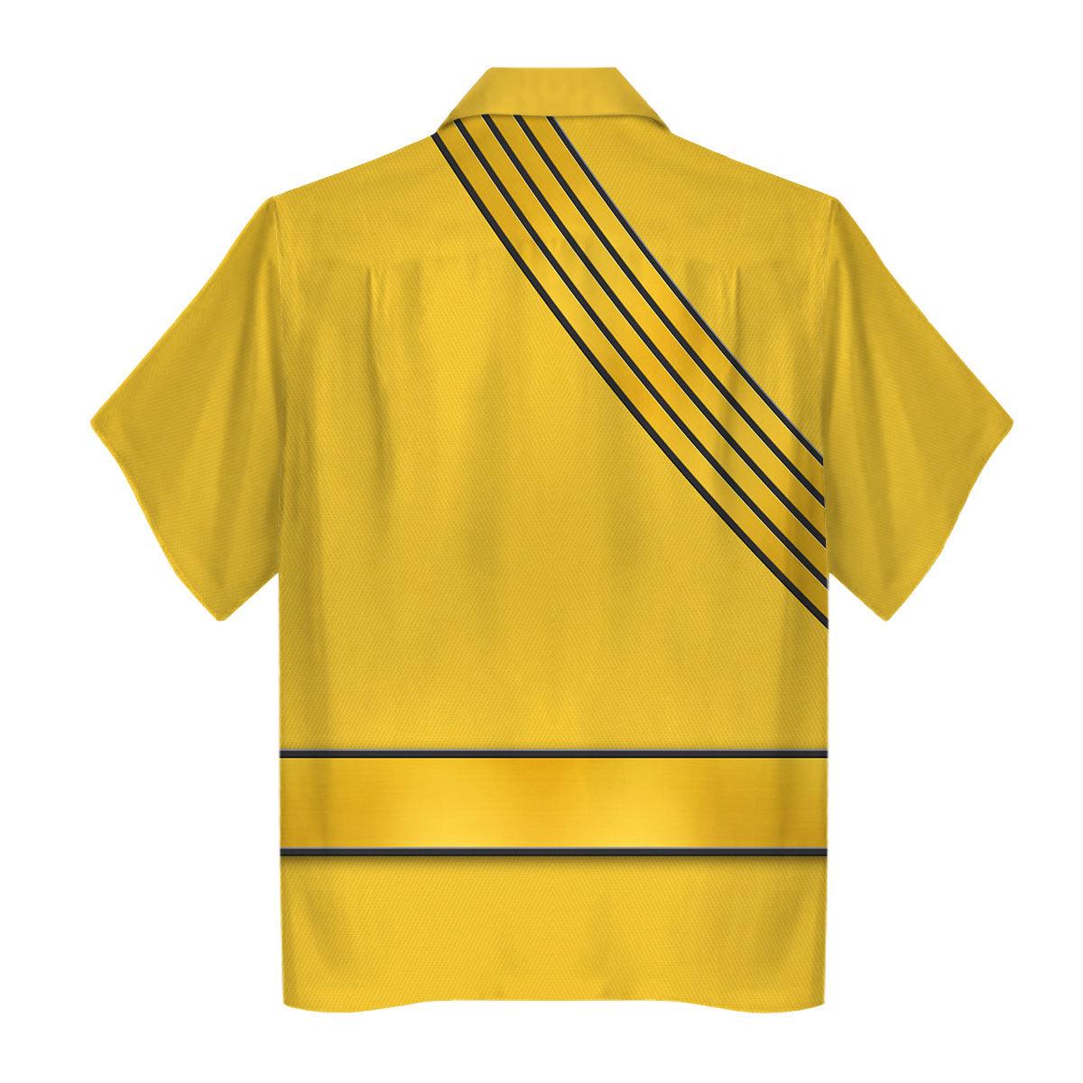OodieGang Power Rangers Wild Force Yellow Costume Hoodie Sweatshirt T-Shirt Tracksuit - OodieGang.com