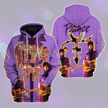 Gearhomie Prince 1999 EMBROIDERED Unisex Pullover Hoodie, Sweatshirt, T-Shirt - Gearhomie.com