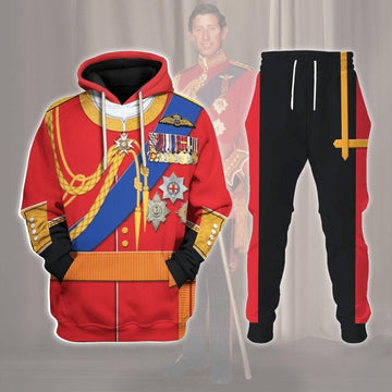 Gearhomie Prince Charles Prince of Wales Costume Hoodie Sweatshirt T-Shirt Tracksuit - Gearhomie.com