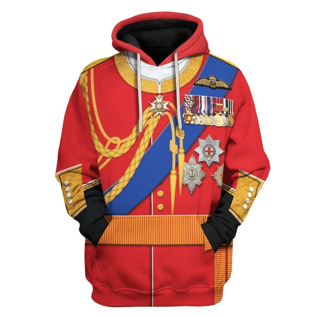 Gearhomie Prince Charles Prince of Wales Costume Hoodie Sweatshirt T-Shirt Tracksuit - Gearhomie.com