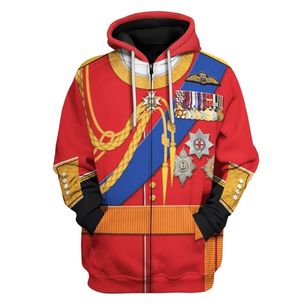 Gearhomie Prince Charles Prince of Wales Costume Hoodie Sweatshirt T-Shirt Tracksuit - Gearhomie.com