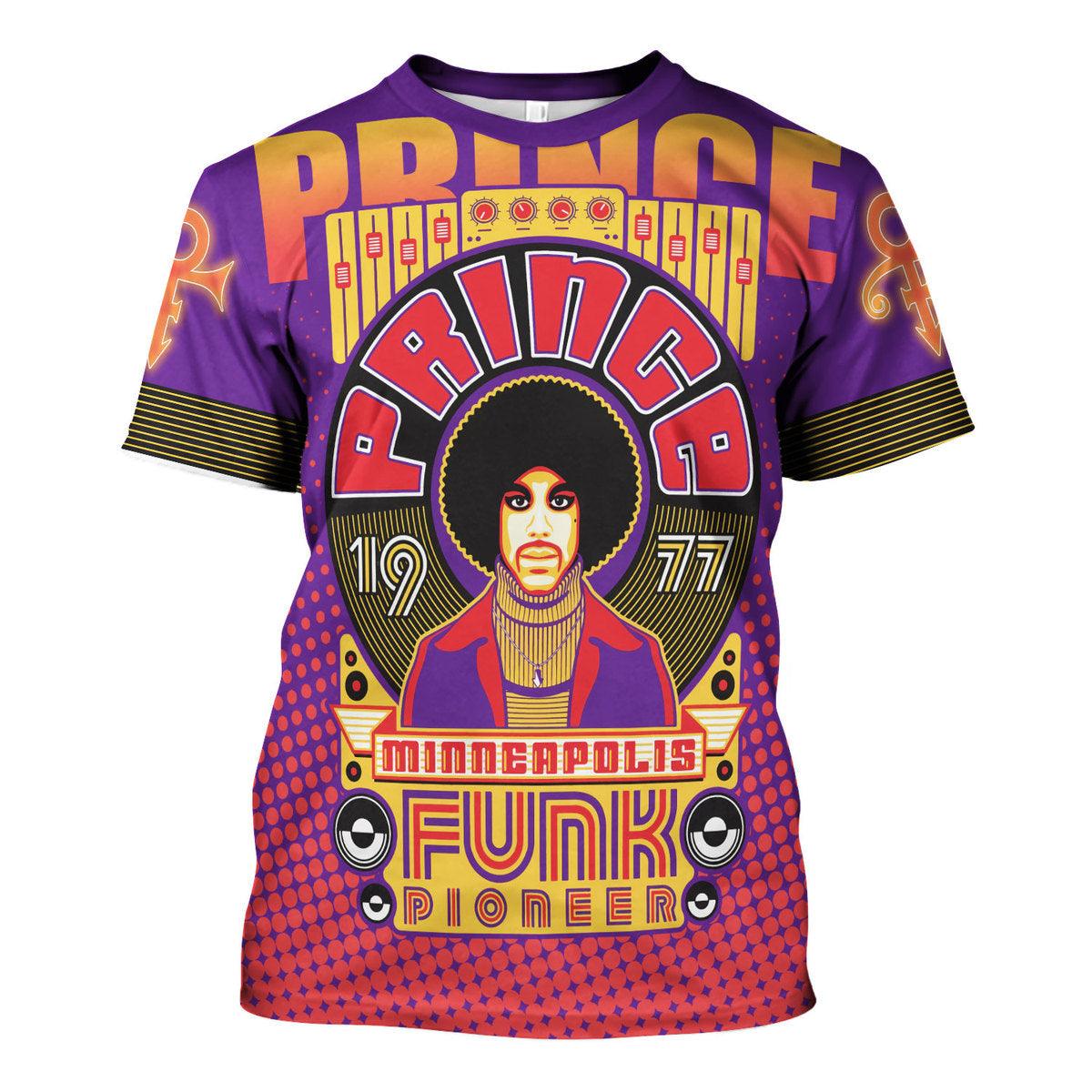 Gearhomie Prince Funk Pioneer Rock Unisex Pullover Hoodie, Sweatshirt, T-Shirt - Gearhomie.com