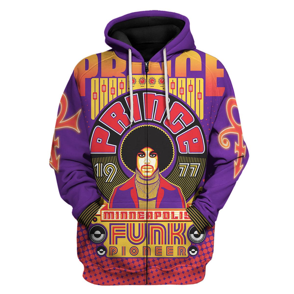 Gearhomie Prince Funk Pioneer Rock Unisex Pullover Hoodie, Sweatshirt, T-Shirt - Gearhomie.com
