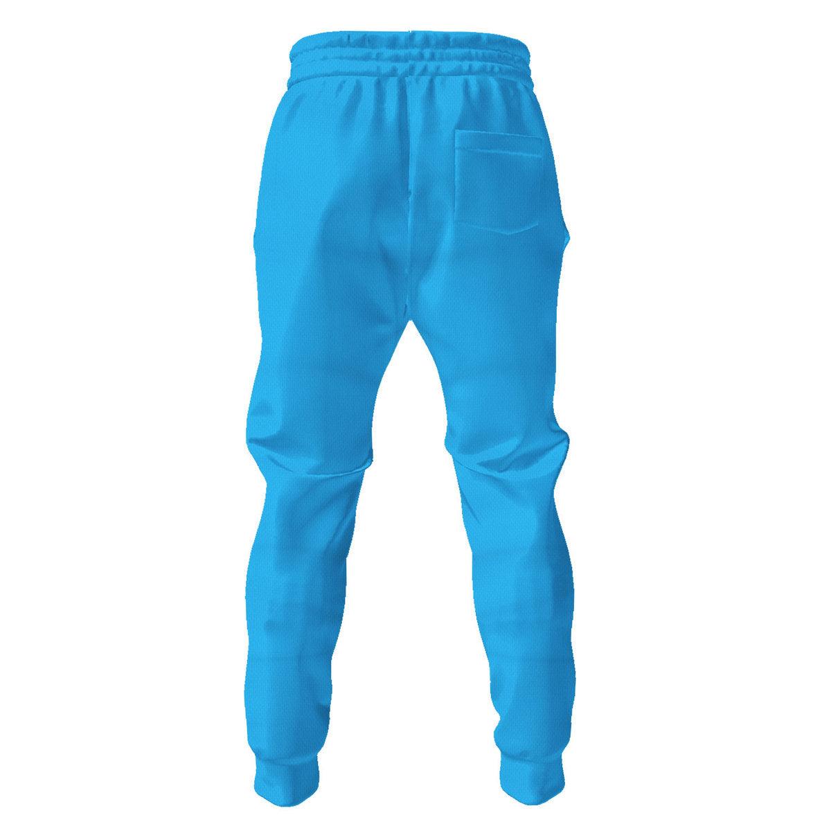 Gearhomie Prince Suit Turquoise and Orange All-Over Print Unisex Pullover Hoodie, Sweatshirt, T-Shirt, and Swatpants - Gearhomie.com