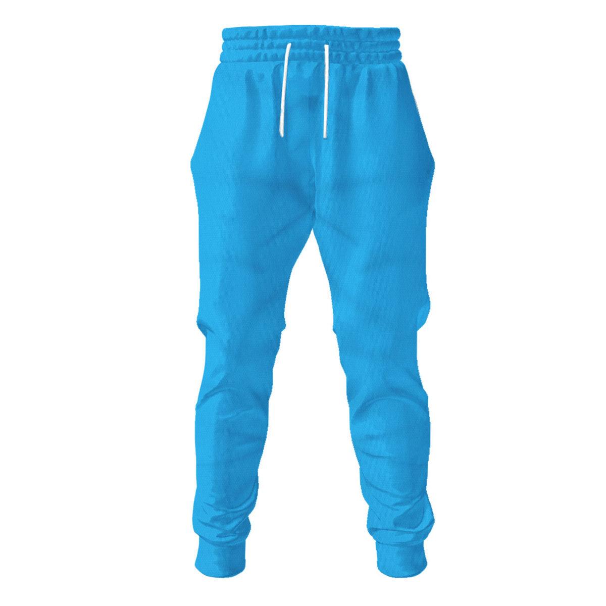 Gearhomie Prince Suit Turquoise and Orange All-Over Print Unisex Pullover Hoodie, Sweatshirt, T-Shirt, and Swatpants - Gearhomie.com