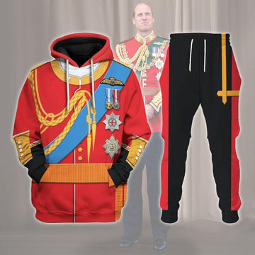 Gearhomie Prince William, Duke of Cambridge Costume Hoodie Sweatshirt T-Shirt Tracksuit - Gearhomie.com