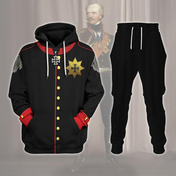 Gearhomie Prussian General Gebhard Leberecht Costume Hoodie Sweatshirt T-Shirt Tracksuit - Gearhomie.com