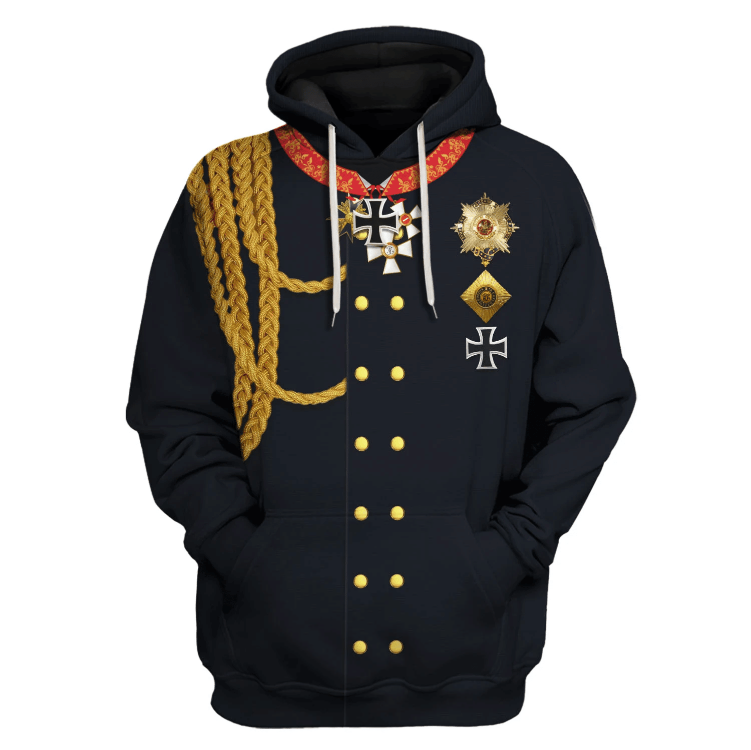  CustomsPig Prussian General Ludwig Yorck Von Wartenburg Costume Hoodie Sweatshirt T-Shirt Tracksuit -  CustomsPig.com