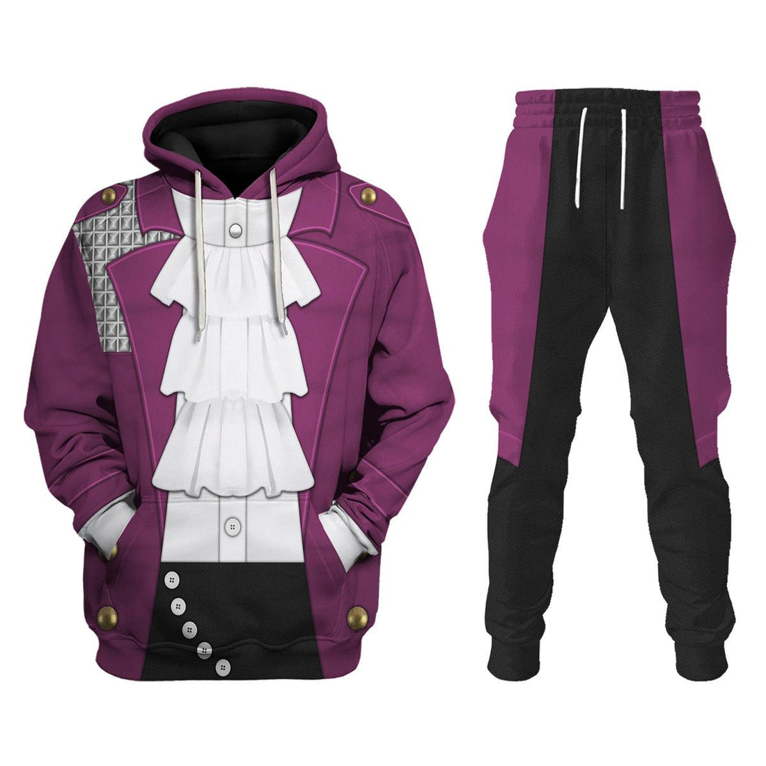 Gearhomie Purple Rain All-Over Print Unisex Pullover Hoodie, Sweatshirt, T-Shirt - Gearhomie.com
