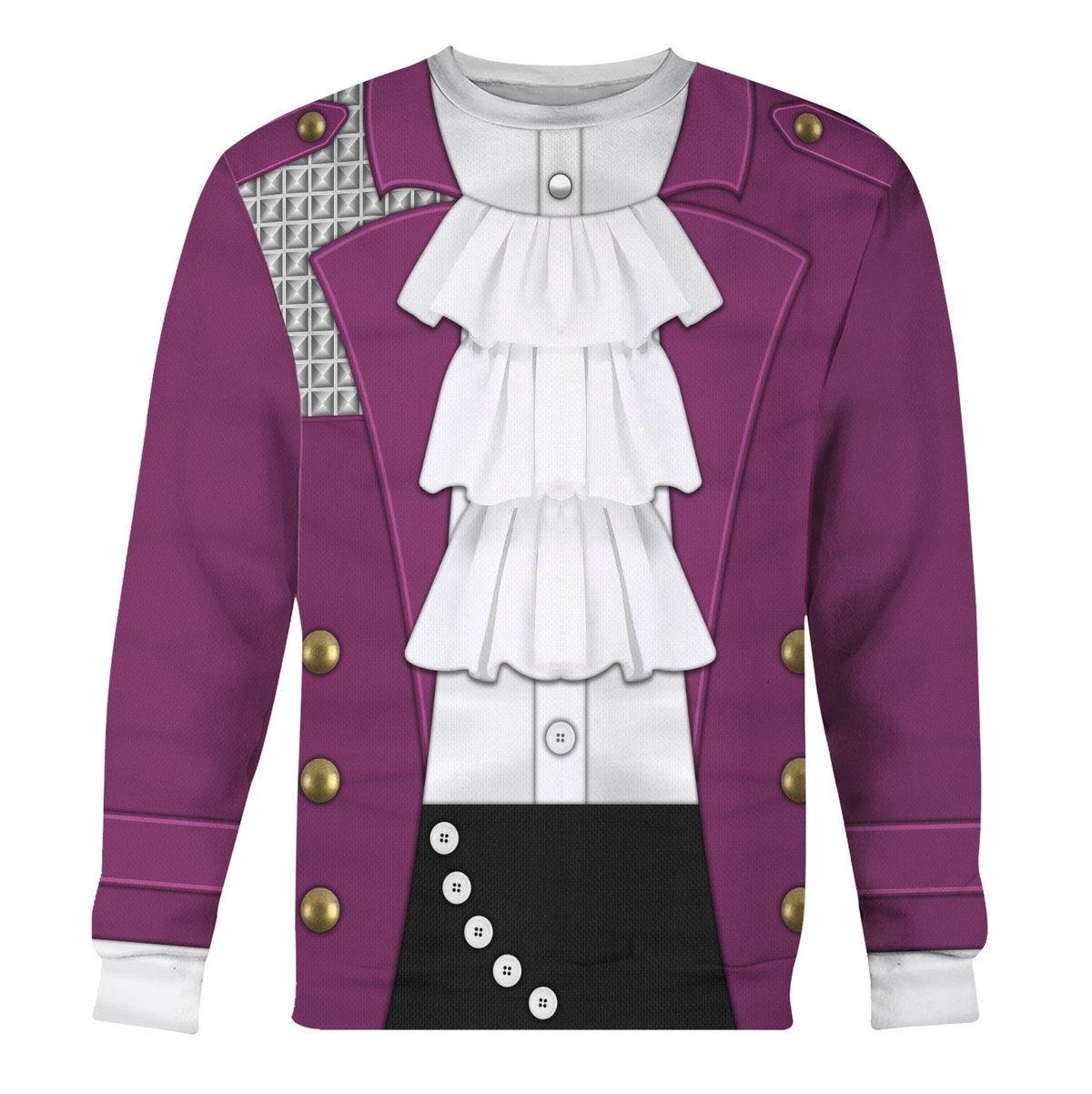 Gearhomie Purple Rain All-Over Print Unisex Pullover Hoodie, Sweatshirt, T-Shirt - Gearhomie.com