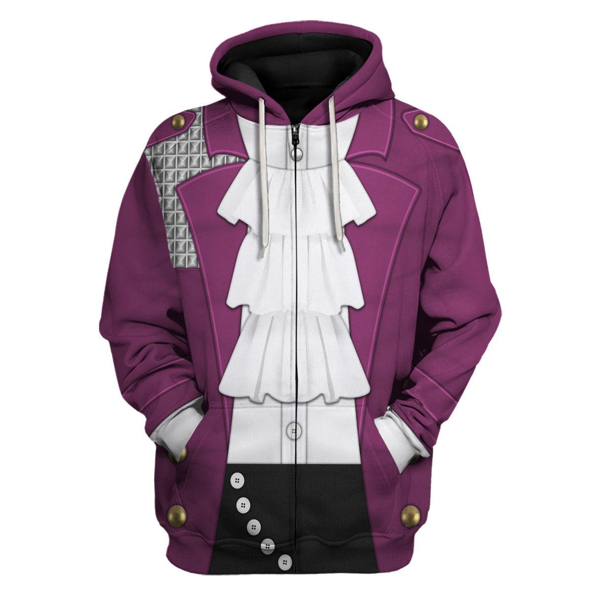 Gearhomie Purple Rain All-Over Print Unisex Pullover Hoodie, Sweatshirt, T-Shirt - Gearhomie.com