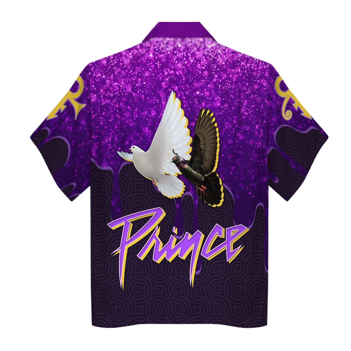 Gearhomie Purple Rain Doves Unisex Pullover Hoodie, Sweatshirt, T-Shirt - Gearhomie.com