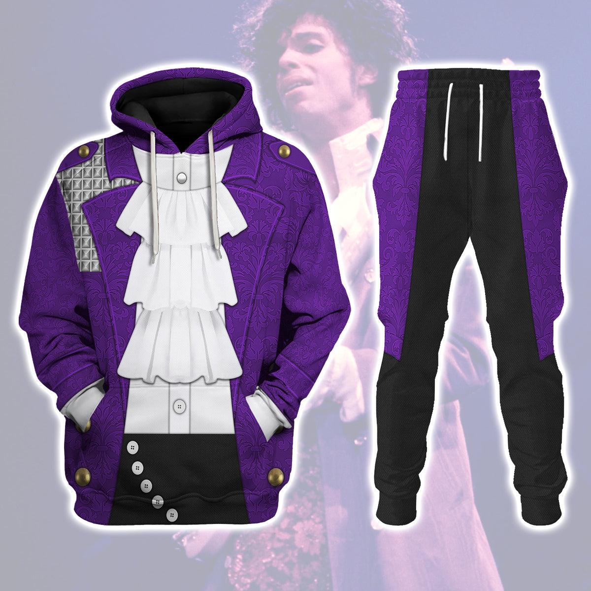 Gearhomie Purple Rain Suit All-Over Print Unisex Pullover Hoodie, Sweatshirt, T-Shirt - Gearhomie.com