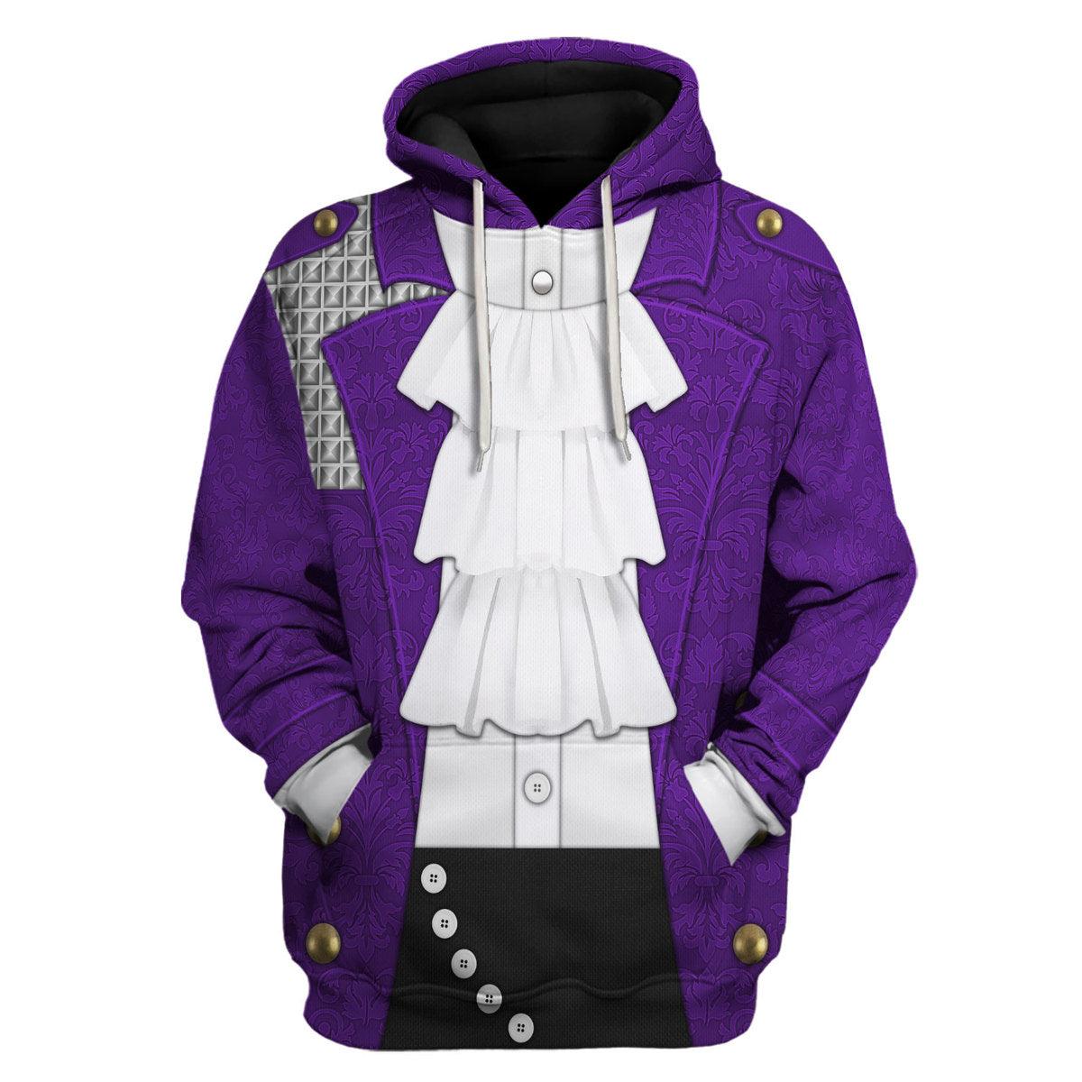 Gearhomie Purple Rain Suit All-Over Print Unisex Pullover Hoodie, Sweatshirt, T-Shirt - Gearhomie.com