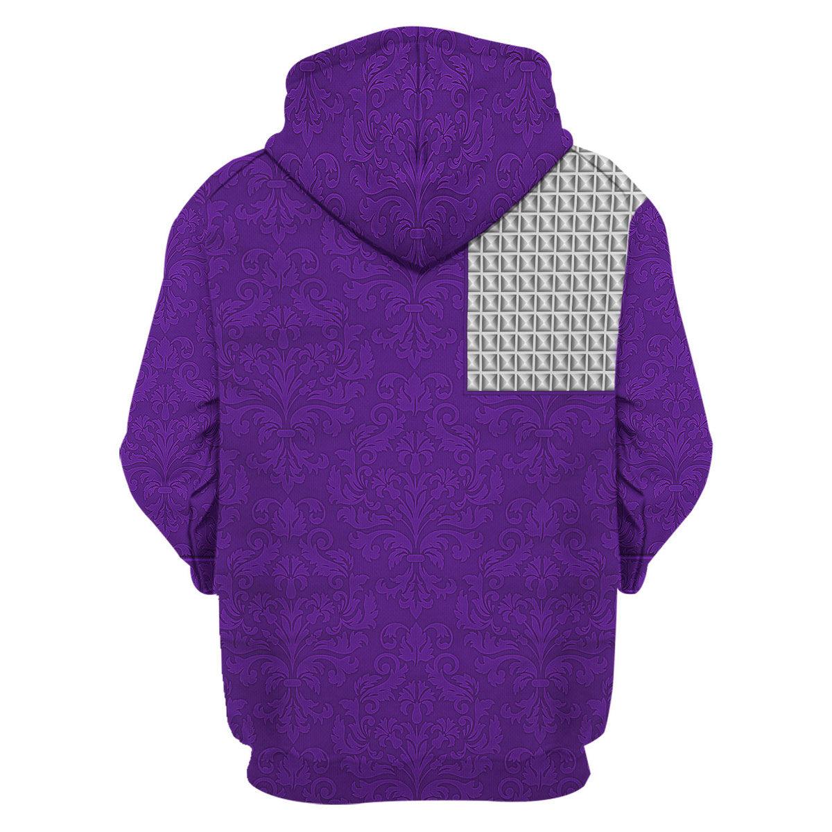 Gearhomie Purple Rain Suit All-Over Print Unisex Pullover Hoodie, Sweatshirt, T-Shirt - Gearhomie.com