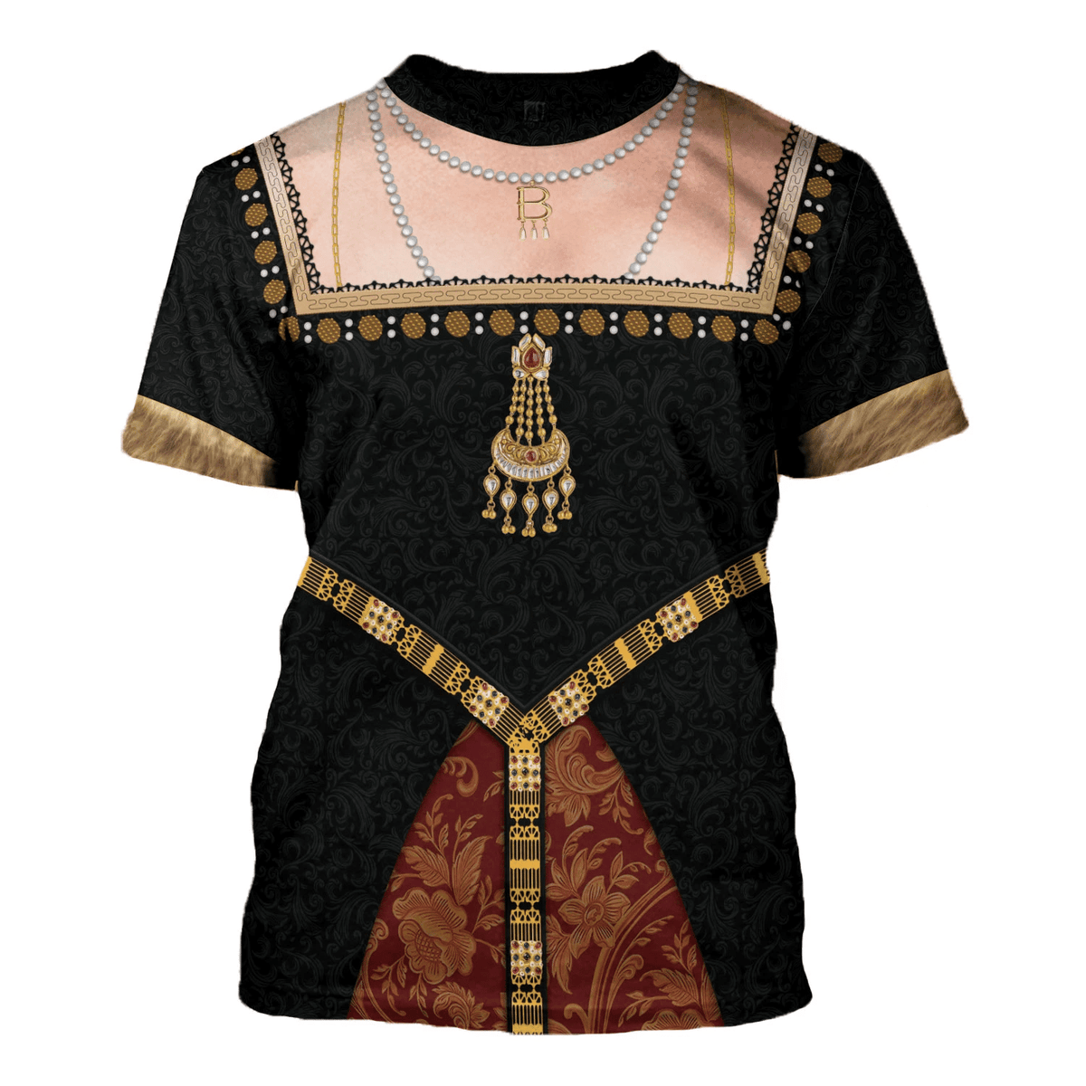 Gearhomie Queen Anne Boleyn Costume Hoodie Sweatshirt T-Shirt Tracksuit - Gearhomie.com