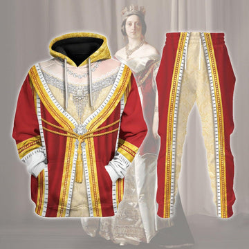 Gearhomie Queen Victoria Queen of the United Kingdom Costume Hoodie Sweatshirt T-Shirt Tracksuit - Gearhomie.com